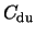 $C_{\rm du}$