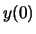 $\displaystyle y(0)$