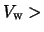 $V_{\rm w} >$