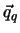 $\vec q_q$