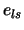$e_{ls}$