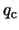 $q_{\rm c}$