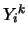${Y_i}^k$
