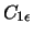 $C_{1\epsilon}$