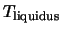 $T_{\rm liquidus}$