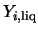 $Y_{i,{\rm liq}}$