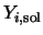 $Y_{i,{\rm sol}}$