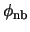 $\phi_{\rm nb}$