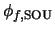 $\phi_{f,{\rm SOU}}$