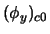 $\displaystyle ({\phi_y})_{c0}$