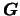 ${\mbox{\boldmath$G$}}$