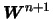 ${\mbox{\boldmath$W$}}^{n+1}$