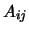 $A_{ij}$