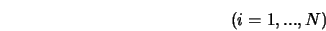  (i = 1,...,N) 