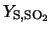 $Y_{{\rm S},{\rm SO}_2}$