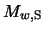 $M_{w,{\rm S}}$