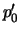 $p'_{0}$