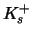 $K_s^{+}$