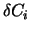 $\delta C_i$