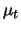 ${\mu_t}$
