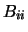 $\displaystyle B_{ii}$