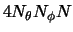 $4 N_\theta N_\phi N$