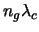 $n_g \lambda_c$