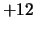 $+12$