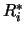 $R^{*}_{i}$