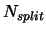 $N_{split}$