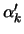 $\alpha'_k$
