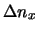 $\Delta n_x$