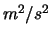 $m^2/s^2$
