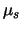 $\mu_s$