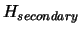 $H_{secondary}$
