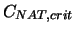 $C_{NAT,crit}$