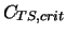 $C_{TS,crit}$