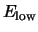 $E_{\rm low}$