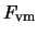 $F_{\rm vm}$