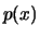 $p(x)$
